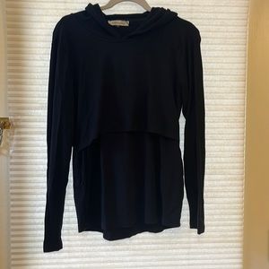 Angel Maternity Long Sleeve Nursing Hoodie